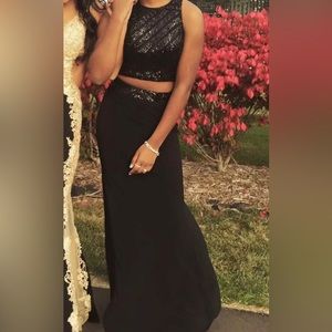 Two piece homecoming / prom dress